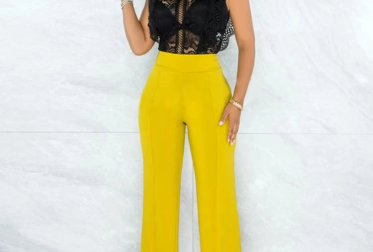 2022 Summer Women's Straight Leg Casual Women's Straight-Leg Pants