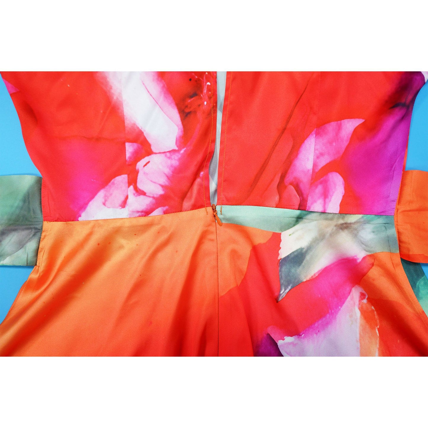 CM.YAYA Women Tie Dye Print Beach Sleeveless V-neck Sashes Sexy Party Club Playsuits Jumpsuit 2025 Summer One Piece Suit Rompers