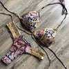 New New Arrival Nylon Triangle Bronzing Patchwork Bikini Lady Sexy Swimwear Swimsuit Export Bikini 8 Colors