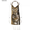 Backless Bodycon Sexy Streetwear Party Club Festival Dress