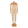European and American Women's Clothing See-through Sexy Suspender Mesh Jumpsuit