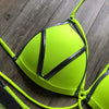 New New Arrival Nylon Triangle Bronzing Patchwork Bikini Lady Sexy Swimwear Swimsuit Export Bikini 8 Colors