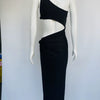Women Backless Split Club Party Hollow Cut Out Birthday Dres