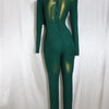 Women's Fashion Elegant Slim Fit Bodysuit Chest Wrap