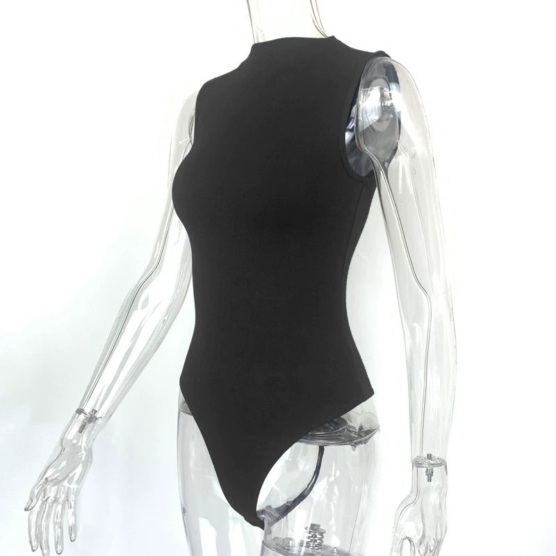 Women's Fashion Ins Style Bottoming T-shirt Sleeveless Tight