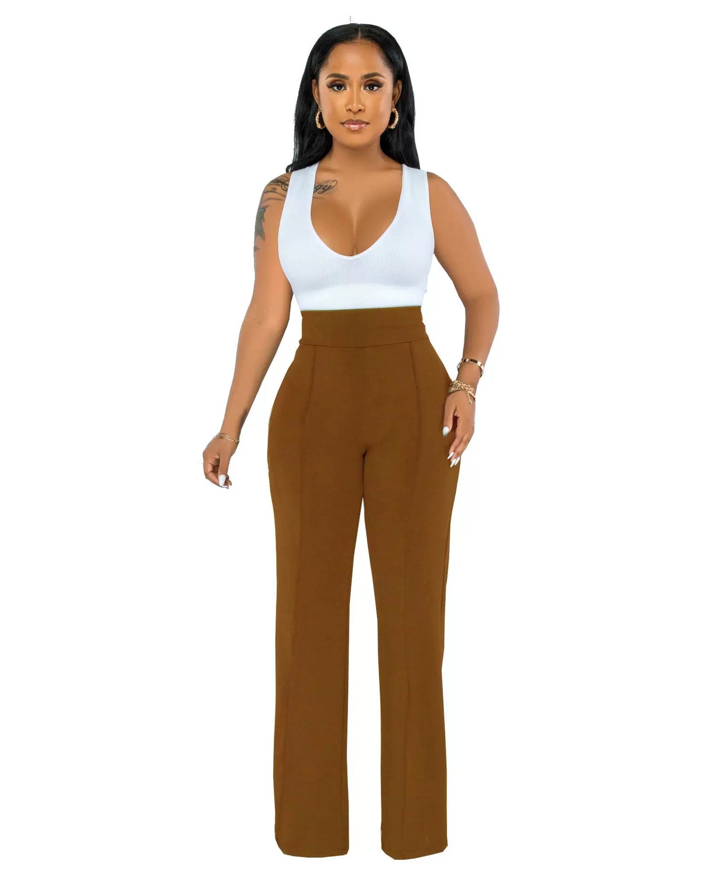 2022 Summer Women's Straight Leg Casual Women's Straight-Leg Pants