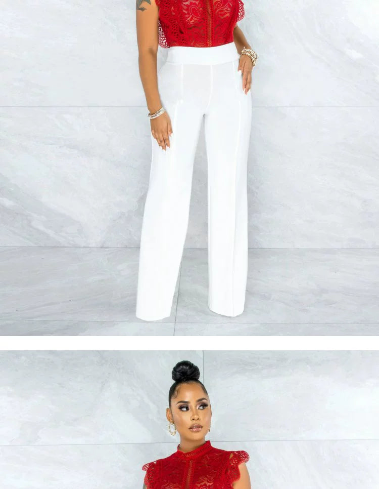 2022 Summer Women's Straight Leg Casual Women's Straight-Leg Pants