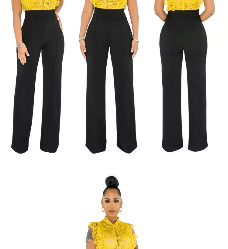 2022 Summer Women's Straight Leg Casual Women's Straight-Leg Pants