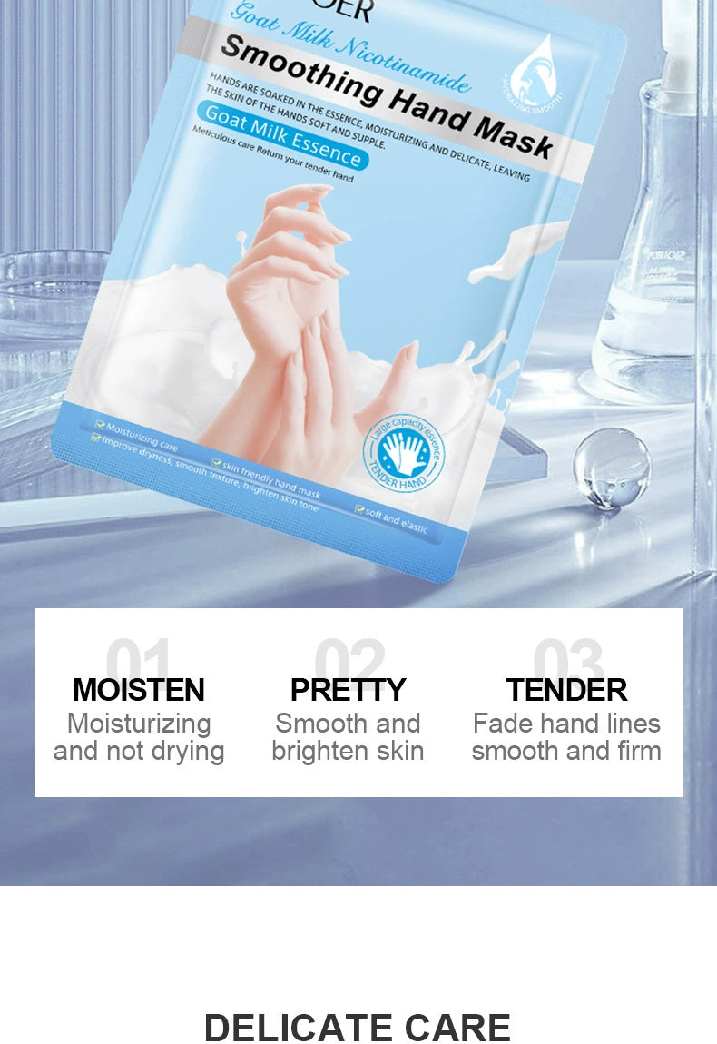 Goat Milk Foot Mask Peeling Feet Exfoliating Socks Crack Foot Mask