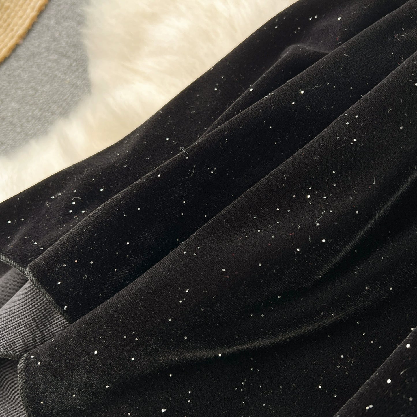 CHILLGIO Women Butterfly Velour Glitter Spaghetti Strap Sexy Fashion Backless Nightie Erotic Irregular A Line Pajamas Sundress