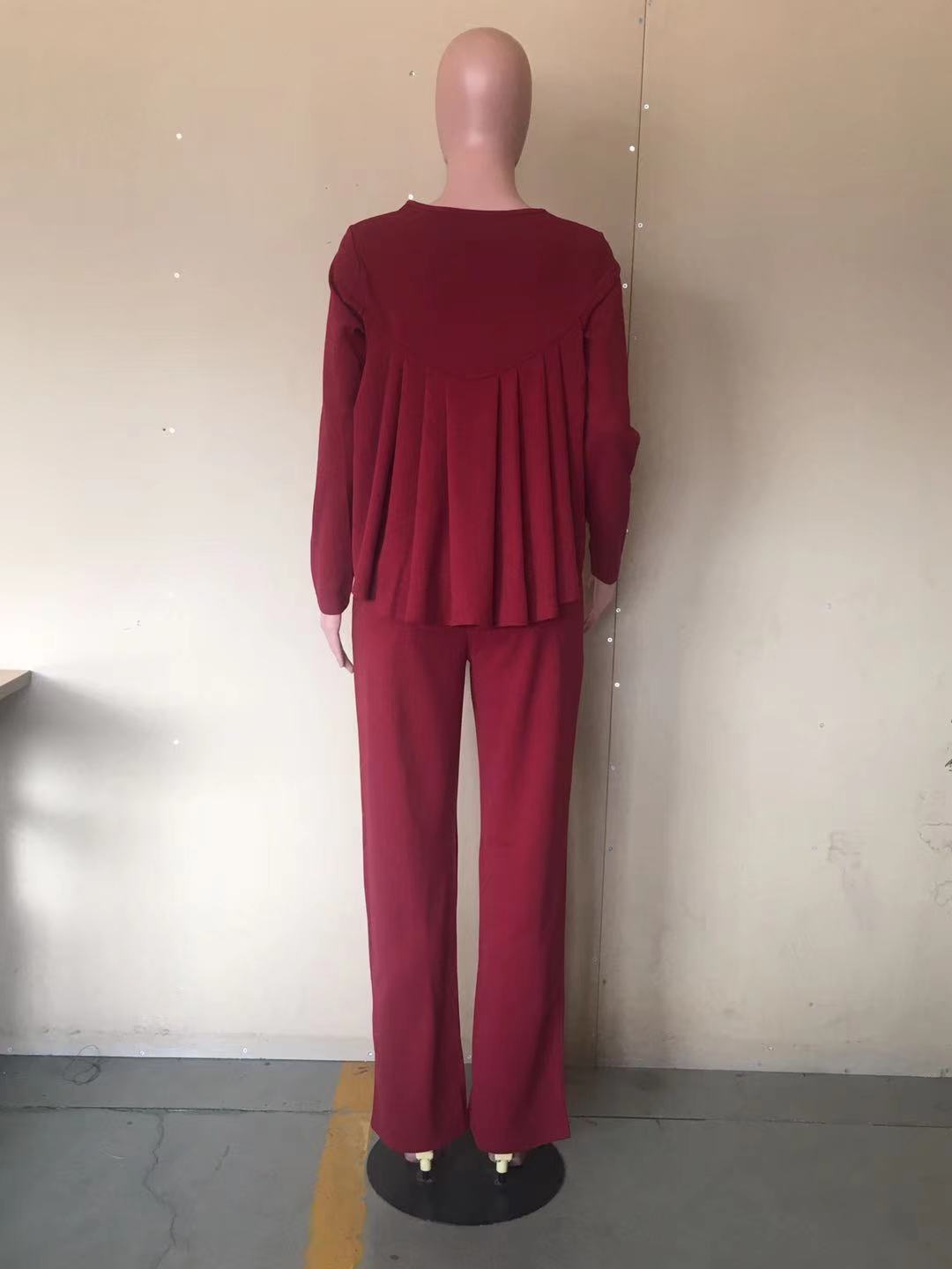Two Piece Set Women Tracksuit Set Dashiki African Spring Summer Work Elegant Long Sleeve Top Pants Set Party Suit Matching Sets
