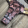 2023 New Arrival Nylon Triangle Bronzing Patchwork Bikini Lady Sexy Swimwear Swimsuit Export Bikini 8 Colors