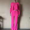 Two Piece Set Women Tracksuit Set Dashiki African Spring Summer Work Elegant Long Sleeve Top Pants Set Party Suit Matching Sets