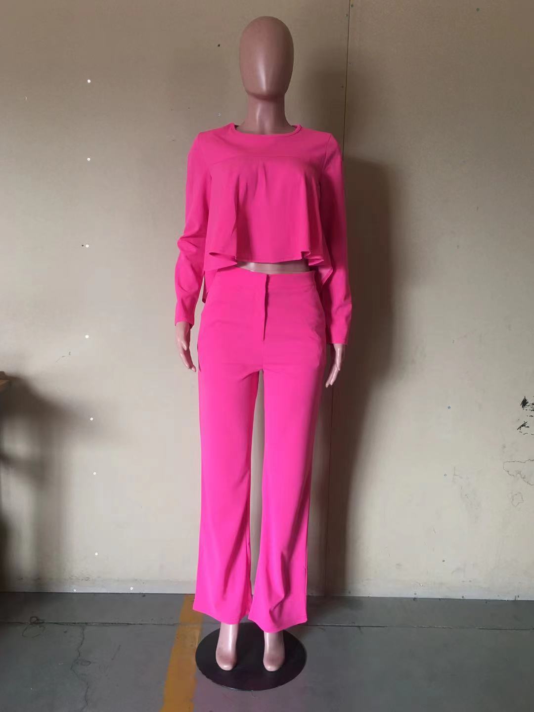 Two Piece Set Women Tracksuit Set Dashiki African Spring Summer Work Elegant Long Sleeve Top Pants Set Party Suit Matching Sets