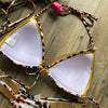 New New Arrival Nylon Triangle Bronzing Patchwork Bikini Lady Sexy Swimwear Swimsuit Export Bikini 8 Colors