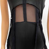 European and American Women's Clothing See-through Sexy Suspender Mesh Jumpsuit