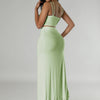 CM.YAYA Summer Women Sets Sleeveless Sexy Strap Crop Top and Tassel Long Skirt Sets Night Club Party Beach 2 Two Piece Sets