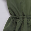 CM.YAYA Vintge Women's Blouse Style Ruched Up Long Sleeve Romper Playsuit 2025 Summer Streetwear Basic Overall Outfits Jumpsuits