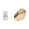 2024 New Arrival Golden Acrylic Shiny Metallic Goose Egg Box Glossy Shell Banquet Glossy Dumpling Hand Holding