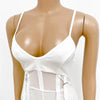 European and American Women's Clothing See-through Sexy Suspender Mesh Jumpsuit