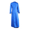 CM.YAYA Vintage Women Long Sleeve High Side Split Ruched Up Wrap Lapel Collar White Maxi Long Dress Fashion Street Dresses