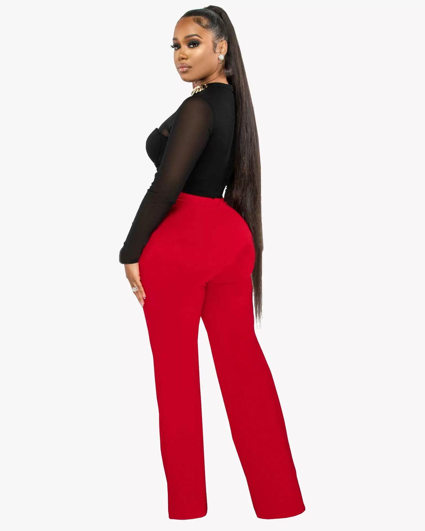 2022 Summer Women's Straight Leg Casual Women's Straight-Leg Pants