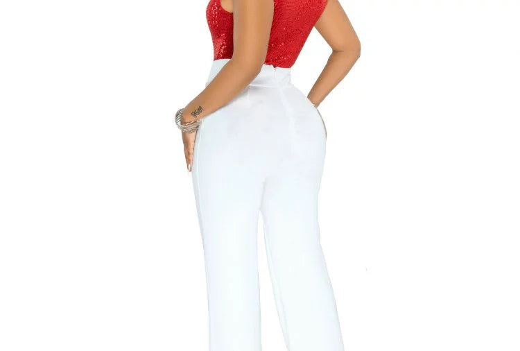 2022 Summer Women's Straight Leg Casual Women's Straight-Leg Pants