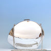 2024 New Arrival Golden Acrylic Shiny Metallic Goose Egg Box Glossy Shell Banquet Glossy Dumpling Hand Holding