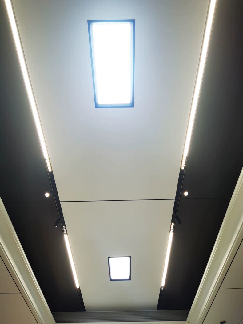 Honeycomb Large Board Integrated Ceiling Led Grille Lamp 3.5 Embedded 3.7 Floodlight Track Dedicated Headless Lamp