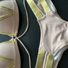 Hot Spring Sexy Bikini Lace-up Cutout Sexy Bronzing Bikini Hard Bag Hollow out Separates Swimsuit Bikini
