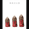 White Leopard Print Suede Dress Sexy Shoes
