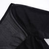 Transition Sexy Zone Black Sheer Mesh Sexy Temperament Split Long Dress Hot Spring Bikini Blouse Pure Desire Style