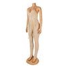 European and American Women's Clothing See-through Sexy Suspender Mesh Jumpsuit
