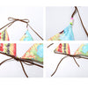 Weird Puss Hawaii Beach Vacation Style European and American Sexy Sexy Fashion Halter Bikini Suit Women