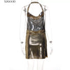 Backless Bodycon Sexy Streetwear Party Club Festival Dress