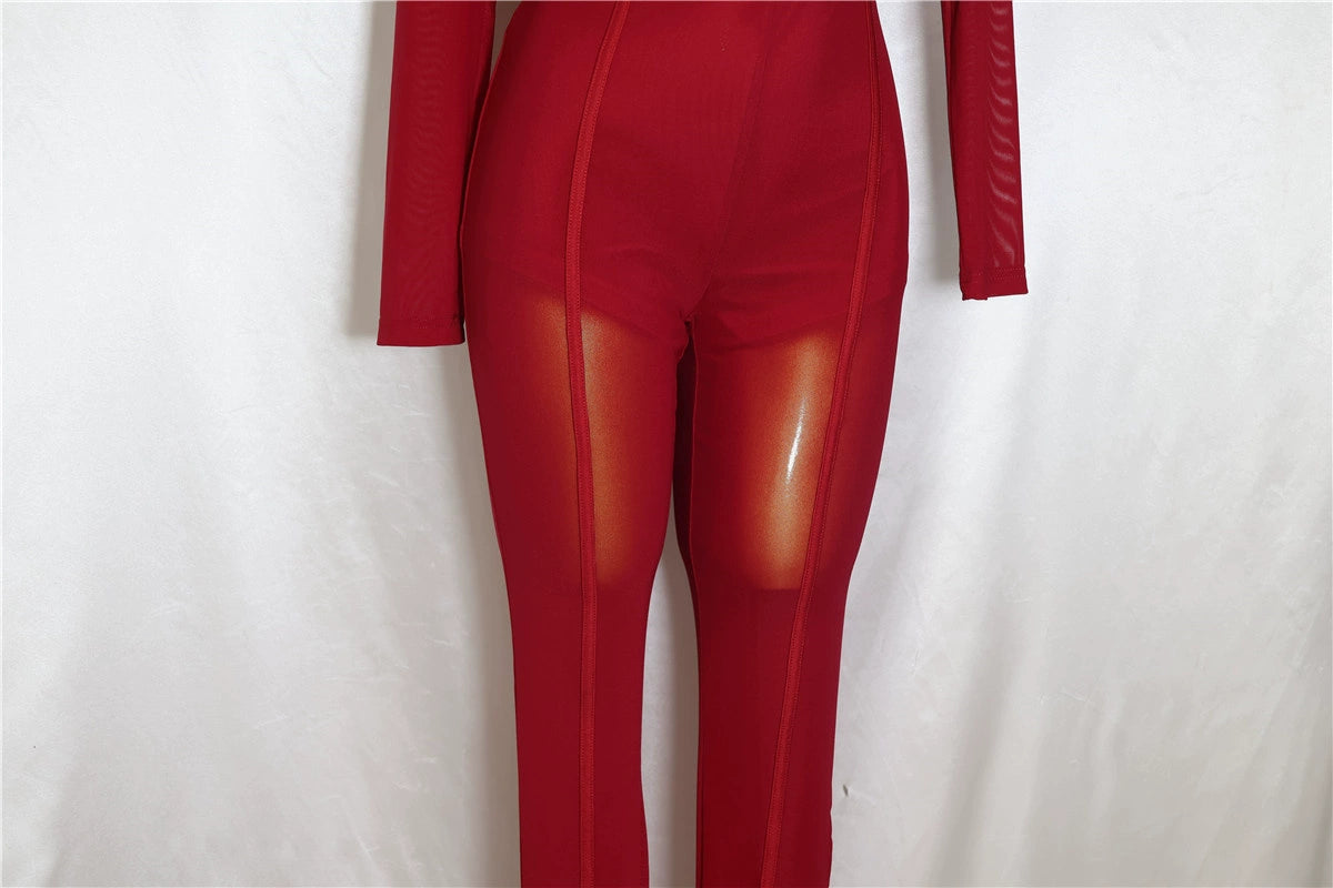 Women's Fashion Elegant Slim Fit Bodysuit Chest Wrap