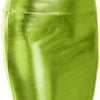 Autumn and Winter Mid-Length Imitation Leather Bronzing plus Size Skirt
