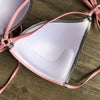 New New Arrival Nylon Triangle Bronzing Patchwork Bikini Lady Sexy Swimwear Swimsuit Export Bikini 8 Colors