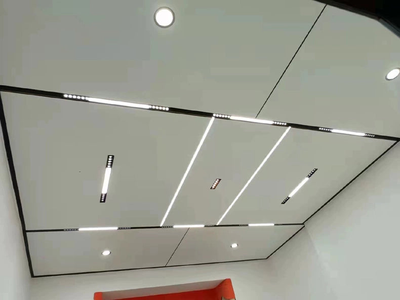 Honeycomb Large Board Integrated Ceiling Led Grille Lamp 3.5 Embedded 3.7 Floodlight Track Dedicated Headless Lamp
