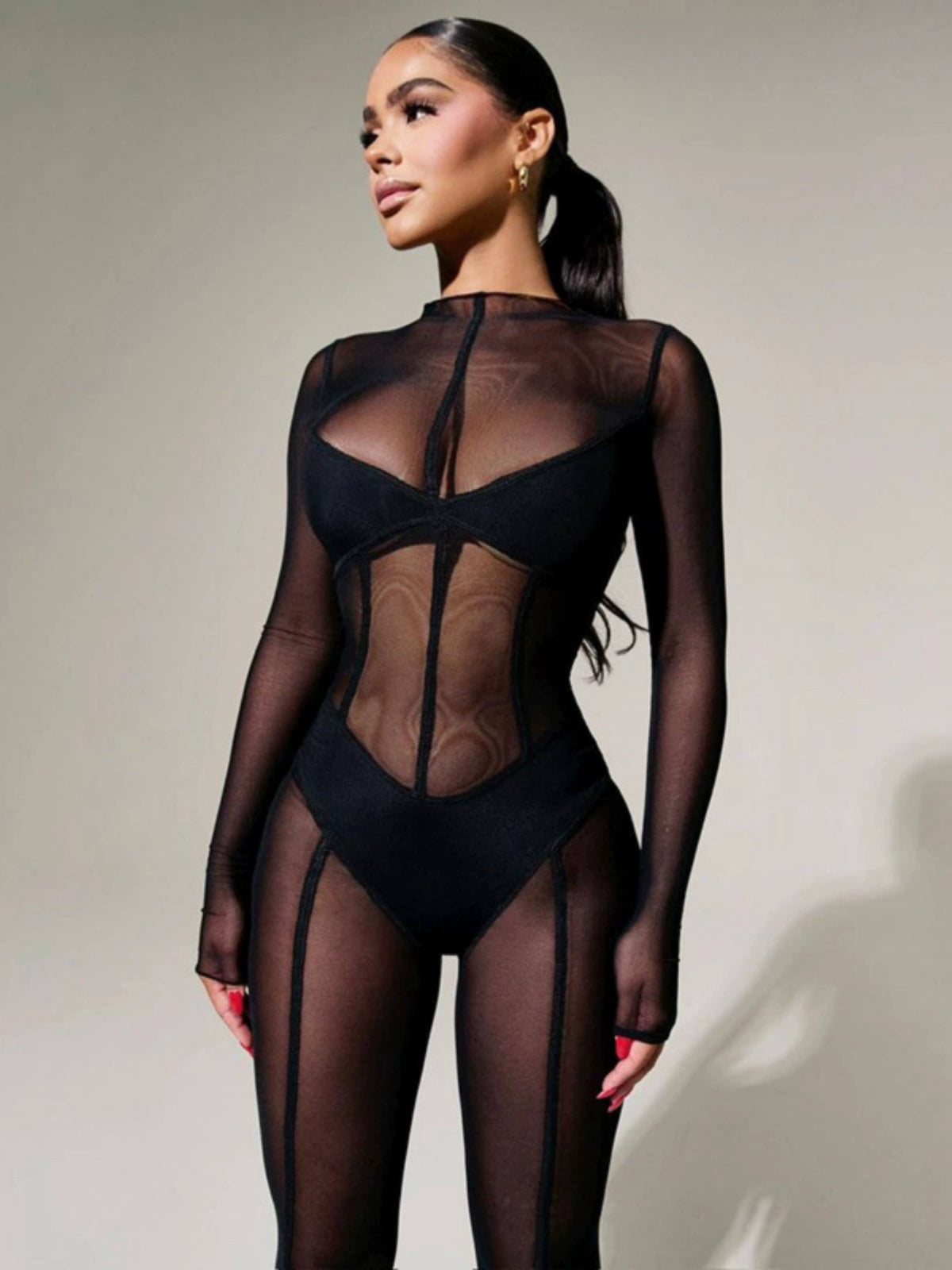 Jumpsuits2023 New Women's Trousers Sexy Elegant Evening Dress Elegant Slim Hollow-out Camisole Jumpsuit