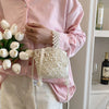 Mini Pearl Bag Luxury Women’s Handheld Bead Bag Purses Fashion Banquet Party Shoulder Bag Pearl Beaded Clutch Purse Mini Bags
