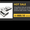 MANBAS Tech Smart Multifunctional Bed Frame with Genuine Leather, Bluetooth Speaker, and Massager Ultimate Soft Lit Tatami Camas
