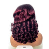 100% Vietnamese Raw Hair Wigs 250 Density Ombre Double Drawn Bouncy Curly Loose Wave 13x4 HD Lace Front Glueless Wig Pre Plucked