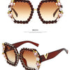 Stylish Diamond Blingbling Sunglasses For Mens Women With Bee 2022 Luxury Brand Designer Rhinestone Sexy SunglassesWomen
