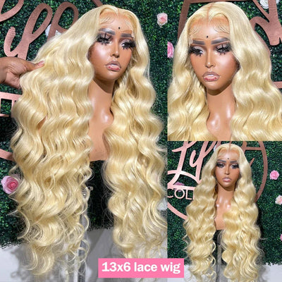 613 Blonde Wig Body Wave Wigs Human Hair 13x6 Hd Lace Frontal Wig Transparent Lace 250 Density 13x4 Lace Front Human Hair Wig