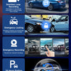 11.26 inch Car DVR 4K Dash Cam Dual Lens Wireless Carplay & Android Auto Video Recorder Monitor GPS Navigation 5G Wifi FM AUX