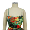 Floral Printed Jumpsuits Summer Outfits for Women 2024 Clubwear Spaghetti Strap Skinny One Pieces Romper Summer Beach Wear