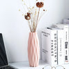 1Pc Diamond Plastic Vase Imitation Ceramic Flower Pot Thick And Durable Suitable For Living Room Bedroom Home Holiday Decoration