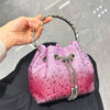 Handle Rhinestones Evening clutch Bag Purses and handbag luxury Designer shoulder bag Shiny Crystal Clutch purse bucket bag