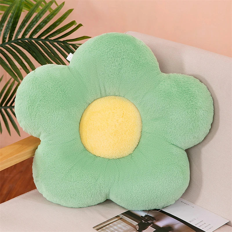 Flower Plush Throw Pillow Soft Plant Chair Cushion Living Bedroom Home Decorative Pillows Sofa Cushions Birthday Gifts